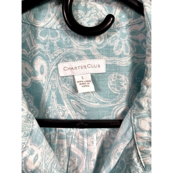 EUC Charter Club Linen Shirt - Picture 2 of 5